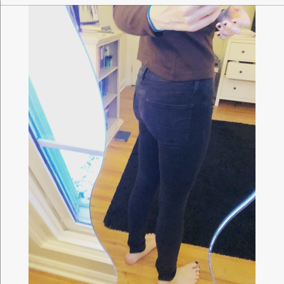 American Eagle Black Skinny Pants - Picture 2 of 2